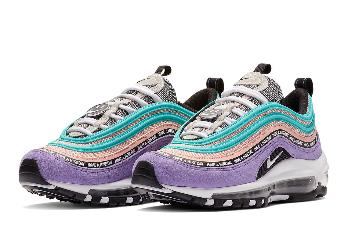 air max 97 orange purple teal