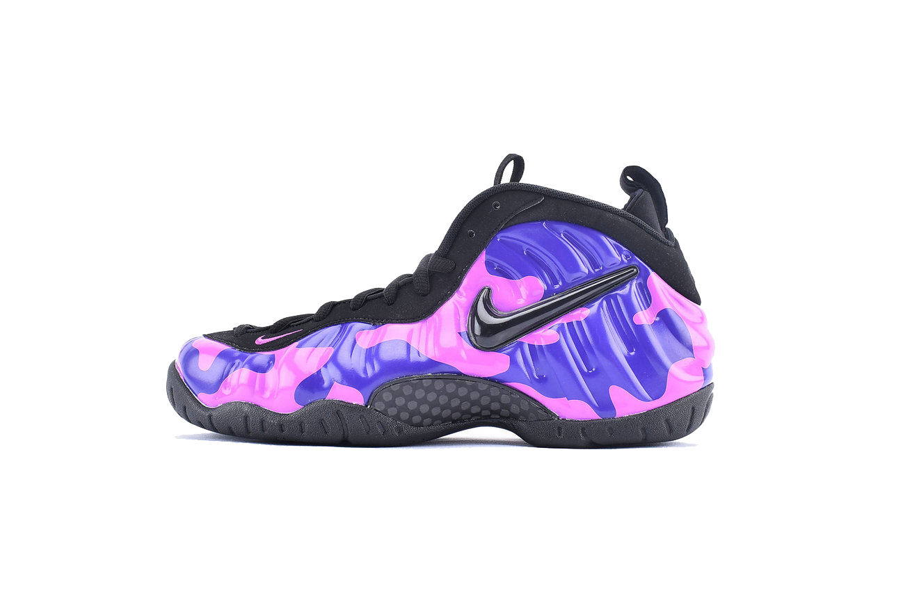 camo foamposites purple