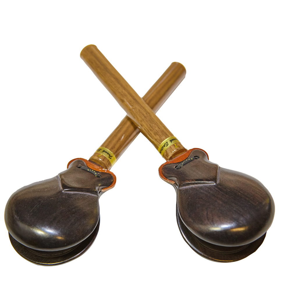 E50 Grenadillo Castanets Small — Frank Epstein Percussion