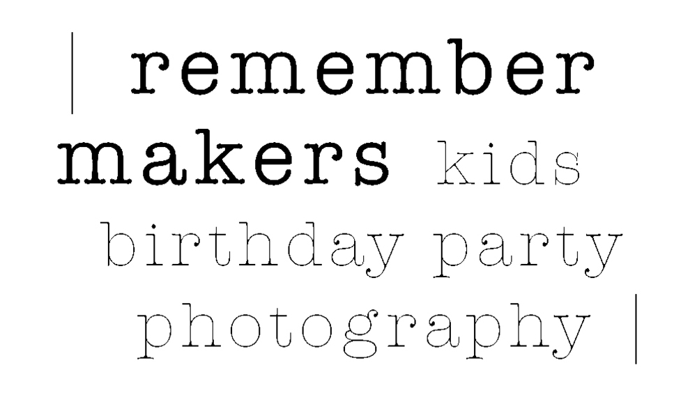 Remember Makers | Kids Birthday Party Photography LA