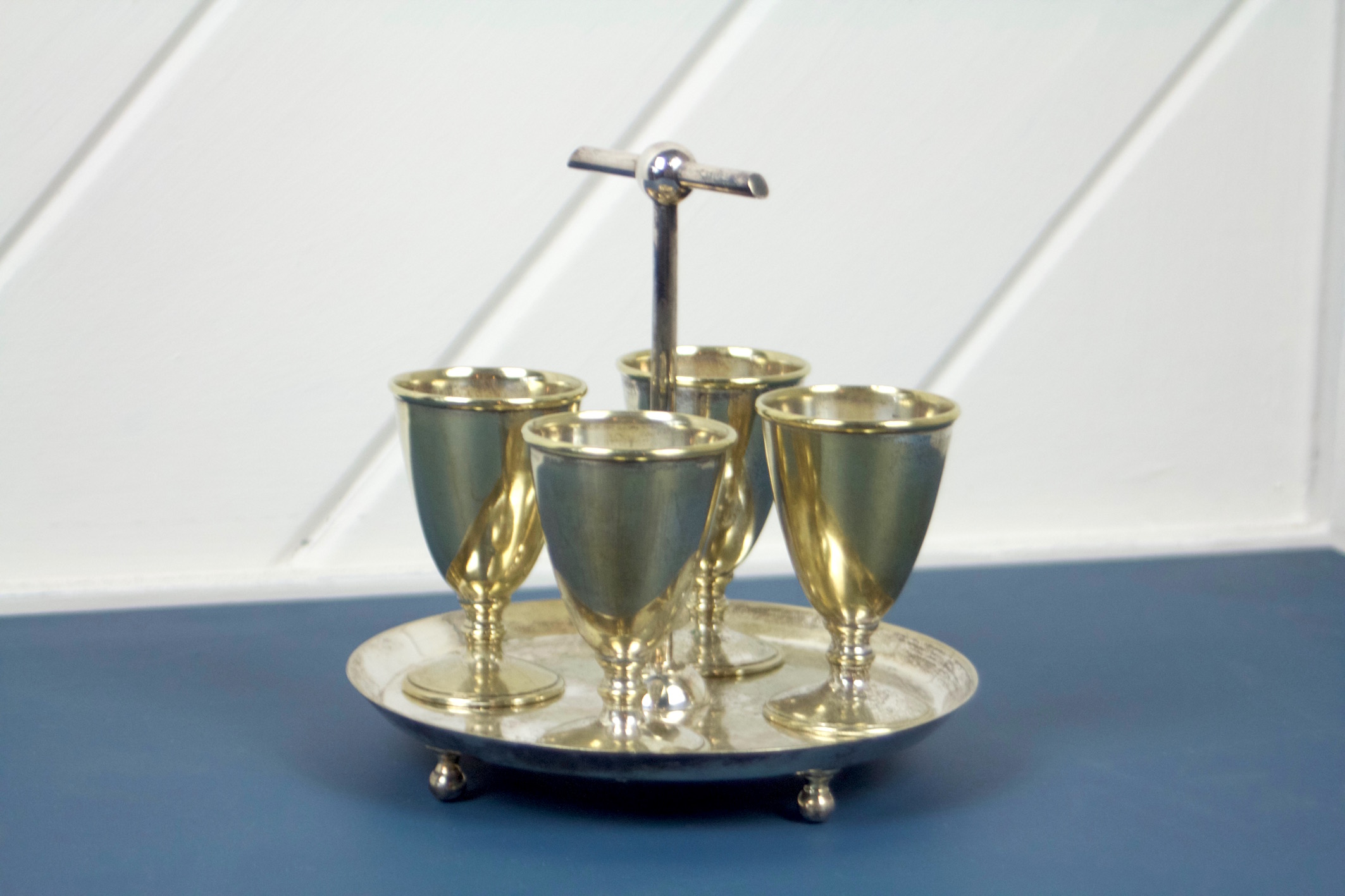 Aesthetic Movement Egg Cups By Dr Christopher Dresser Patch Rogers