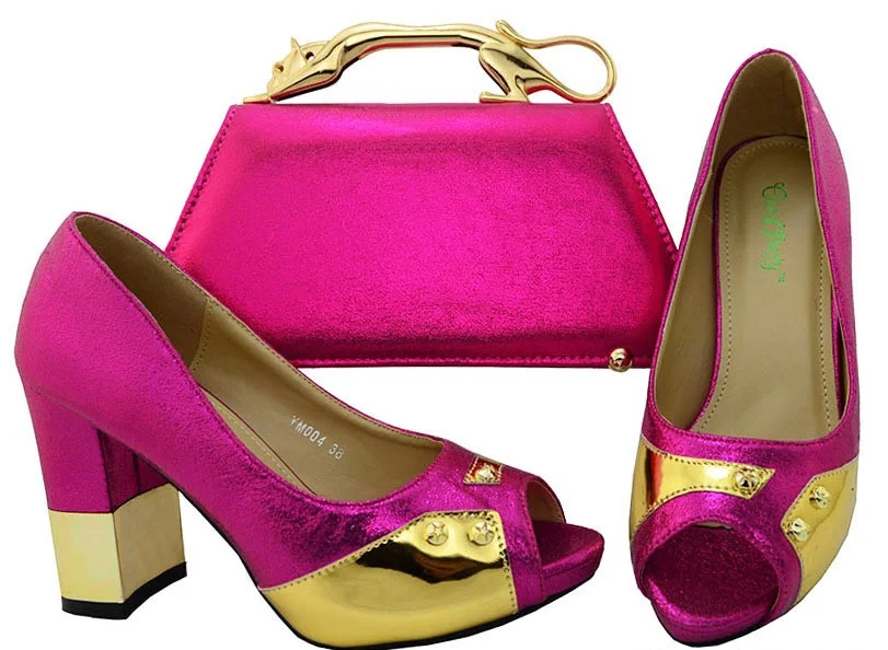 designer shoes and matching bags