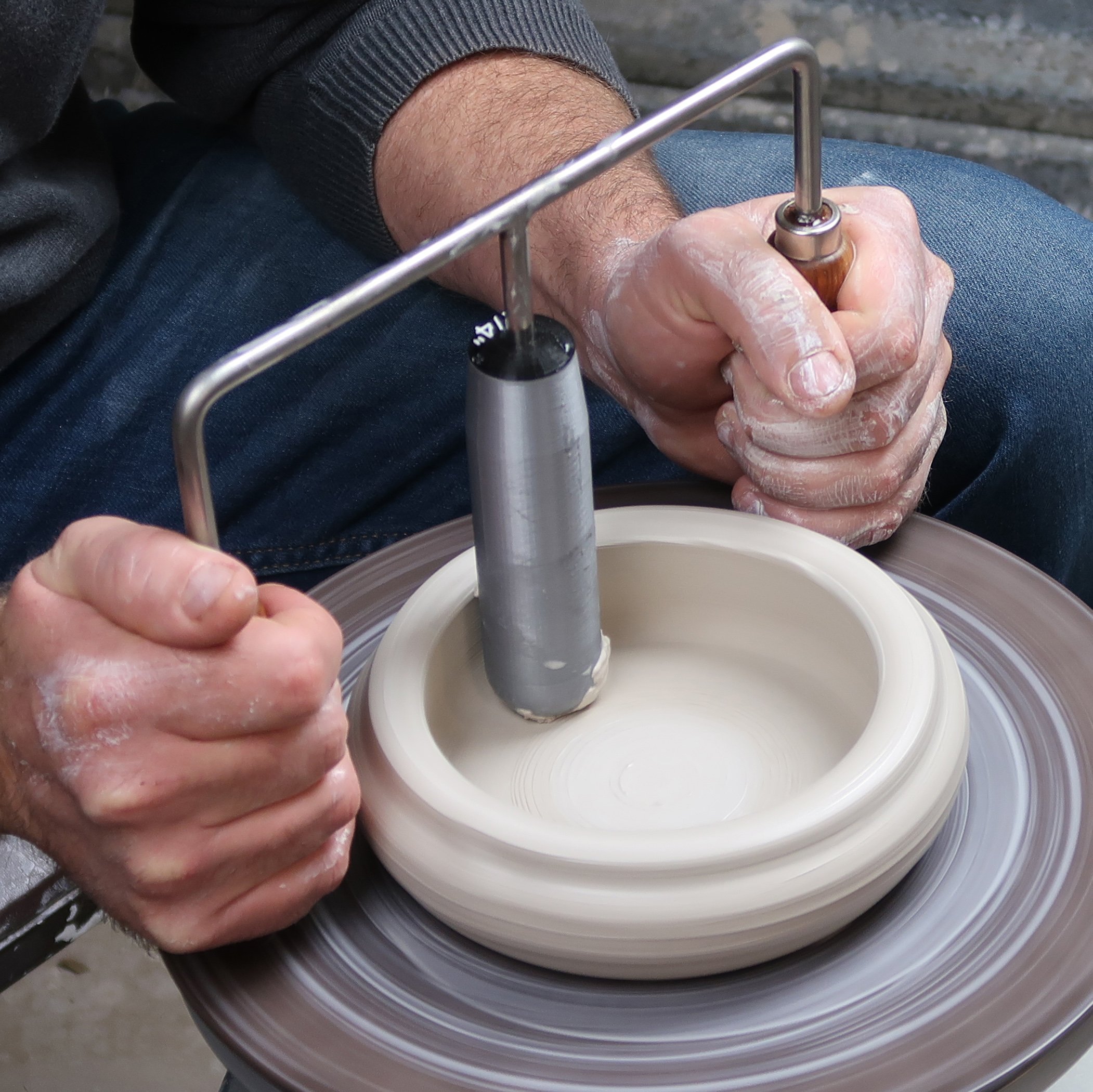 Bottom Setter Pottery Tool — Justin's Makery