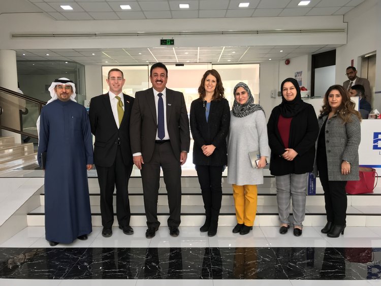 Texas International Education Consortium (白菜网所有网站) group photo in Bahrain.