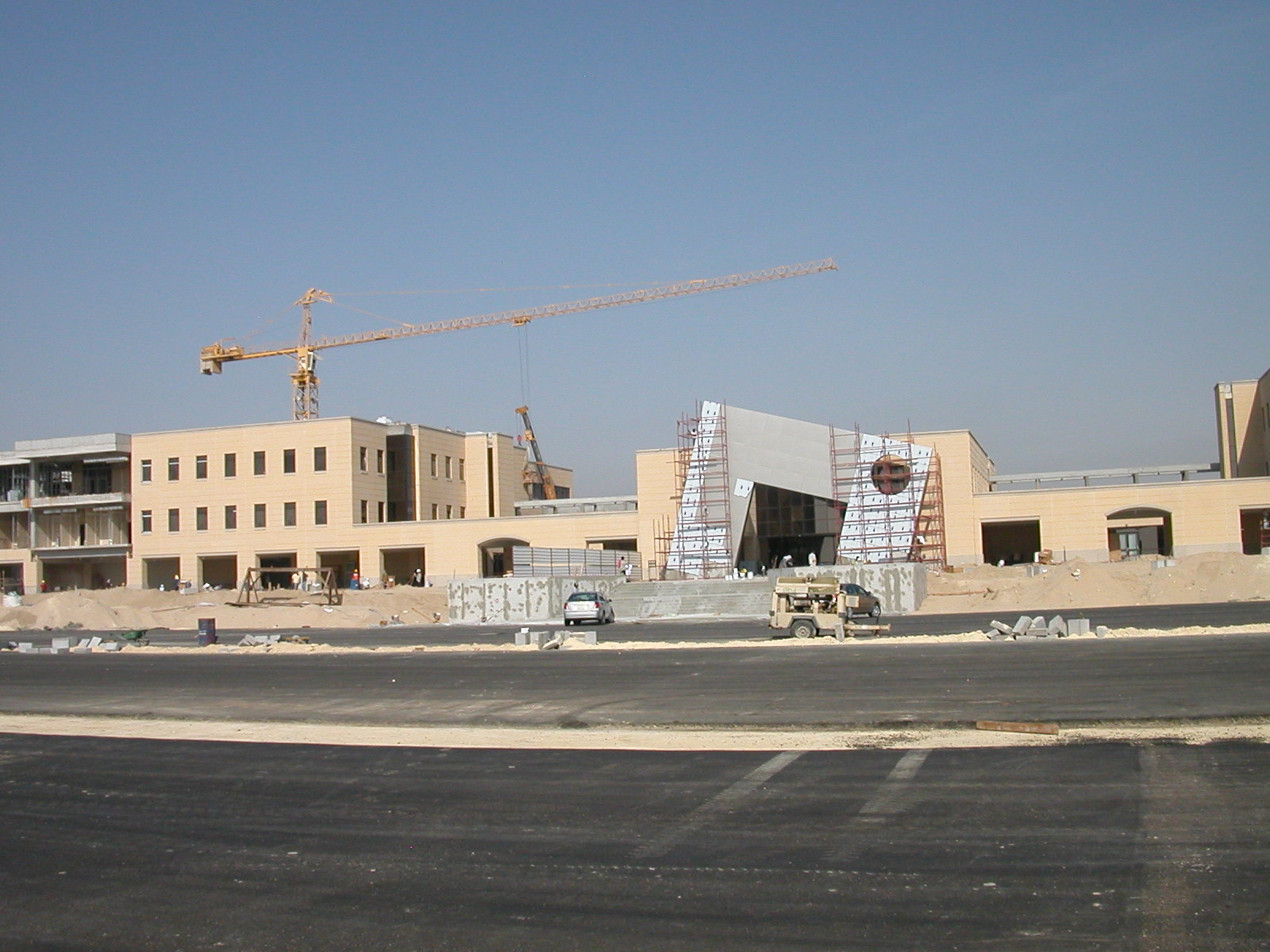 Photo of PMU campus under construction