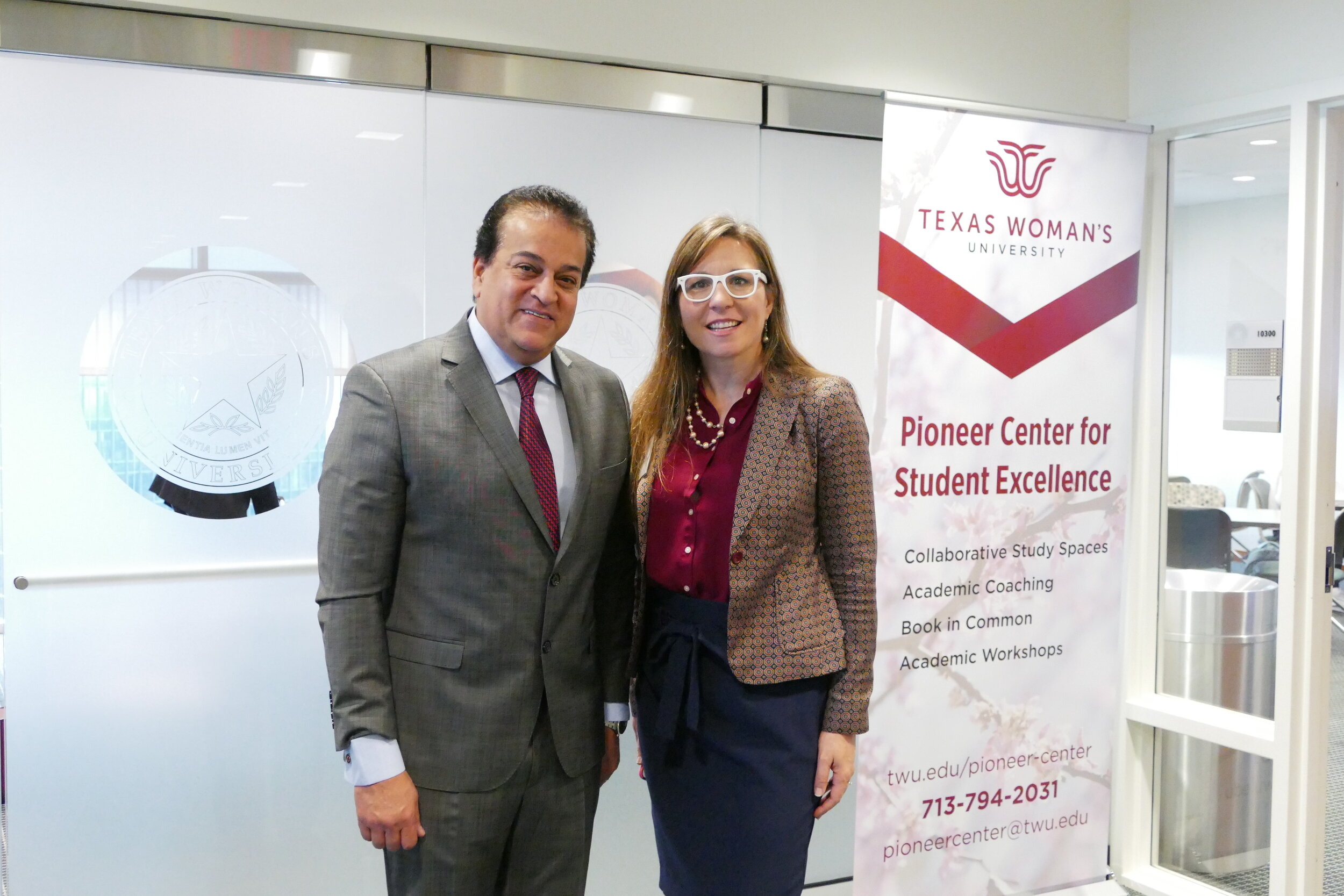 <a href='http://www.tri-riders.com'>电子游戏官方网址</a> and Texas Woman’s University host the Egyptian Minister of Higher Education visit to Texas.