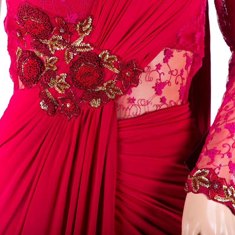 Indo Western Drape Saree Gown Koudre By Anushka