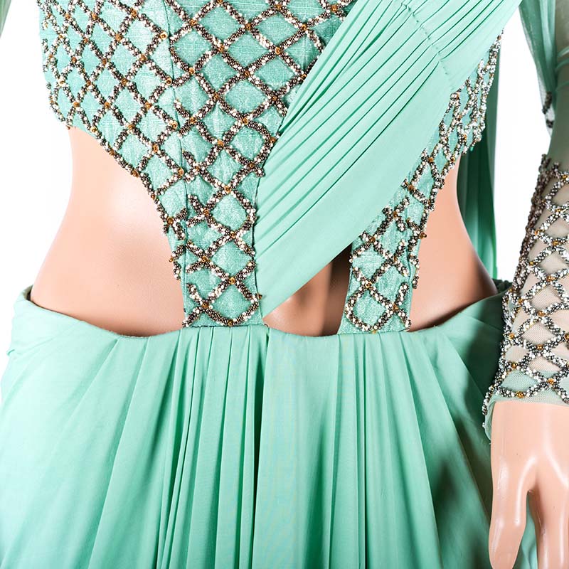 Indo Western Drape Saree Gown Koudre By Anushka