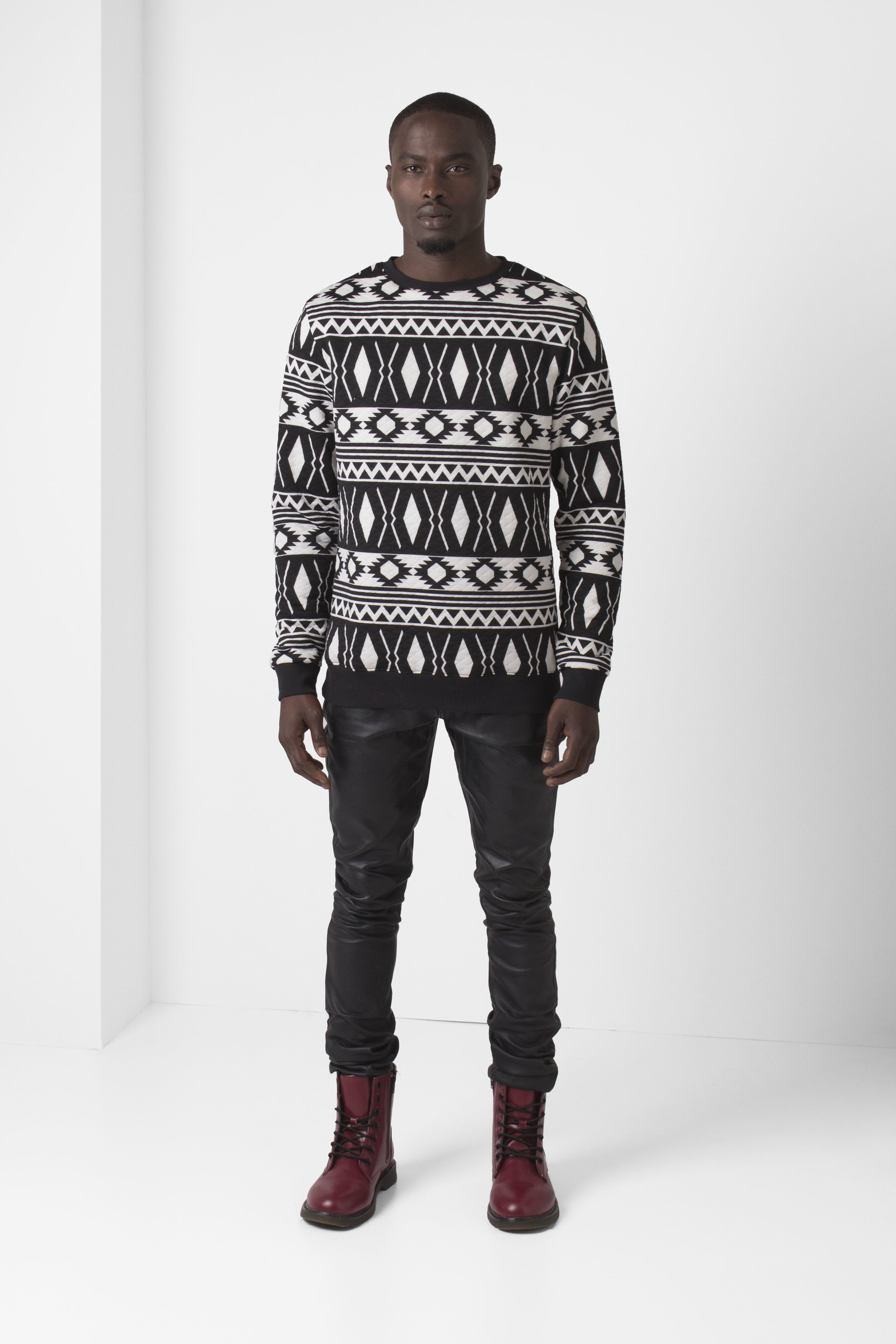 aztec print sweatshirt