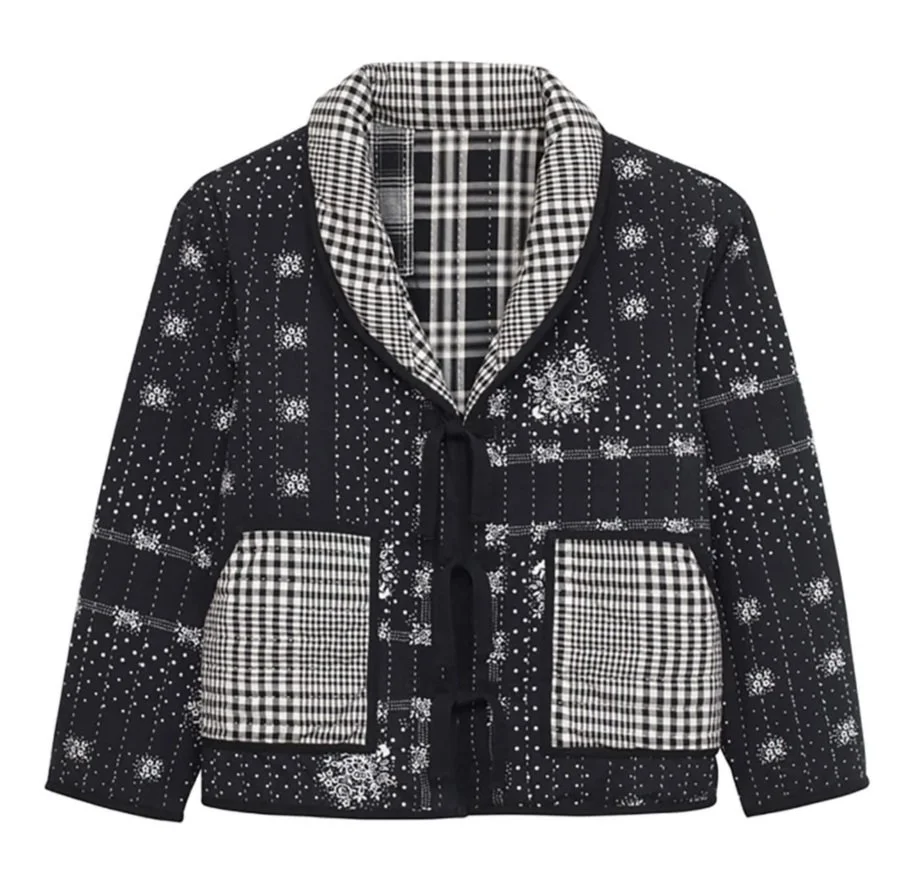 The Great Reversible Black Patchwork 
