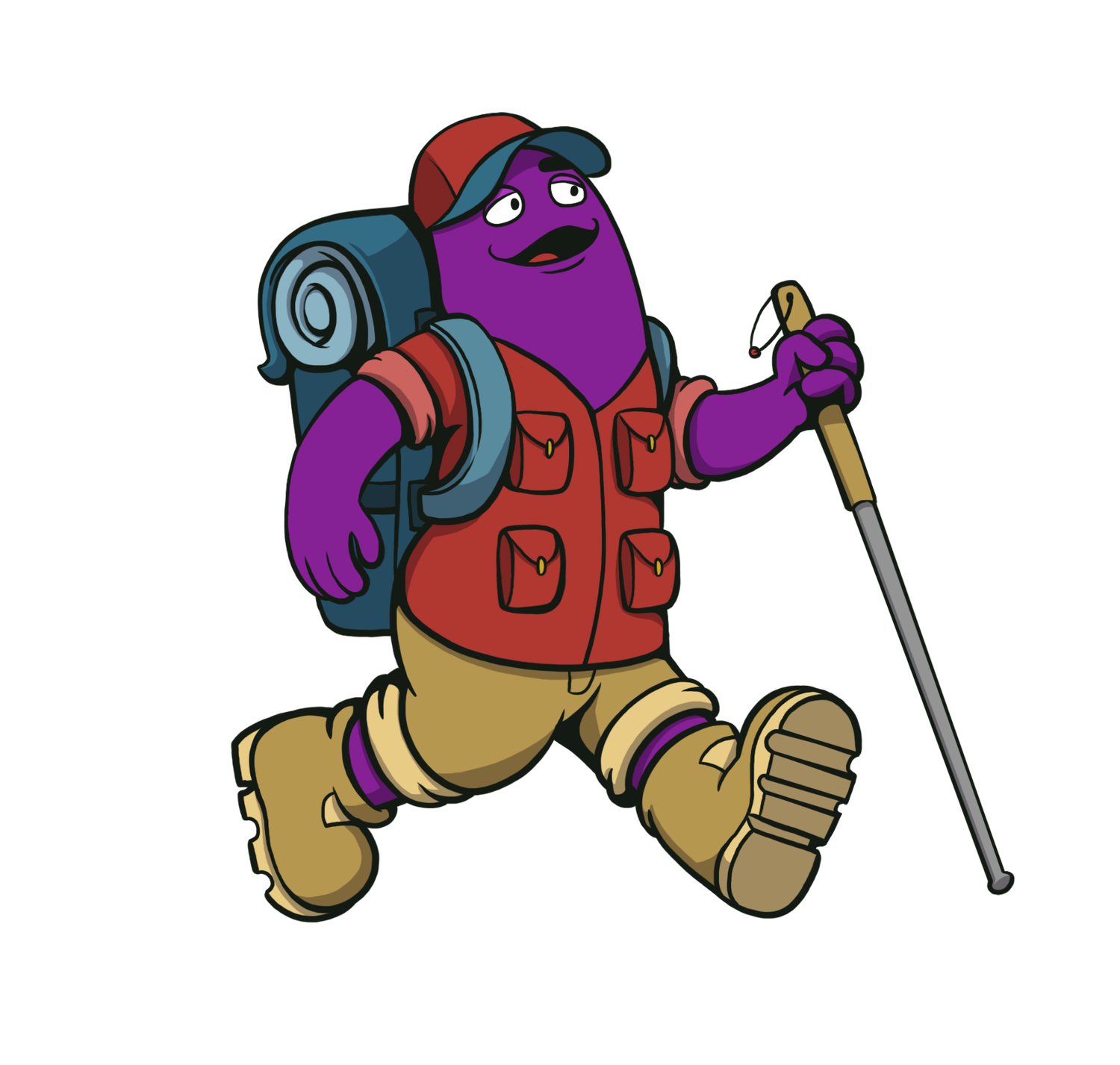 Grimace On The Trail