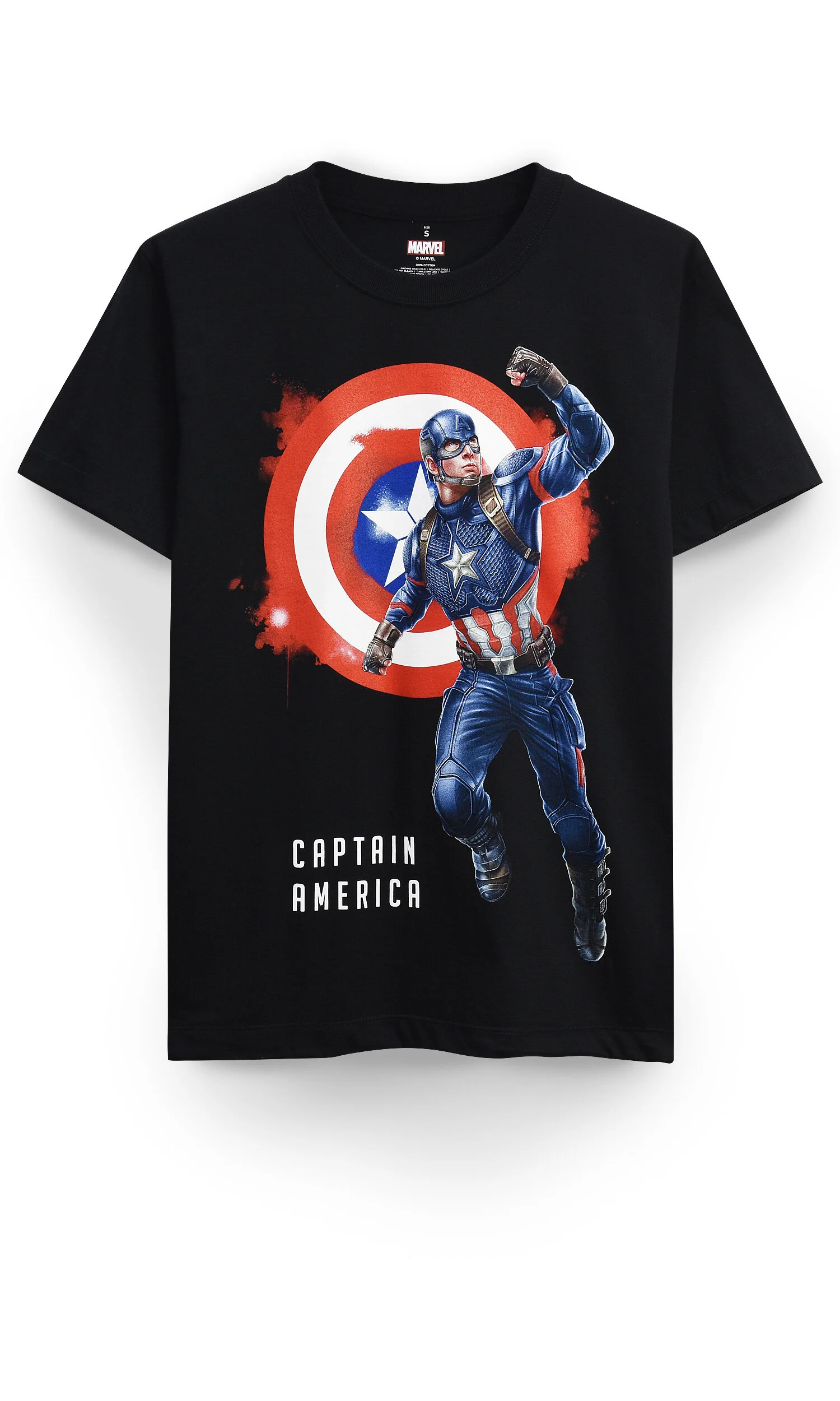 Marvel End Game Captain America T Shirt GOLDWOOD