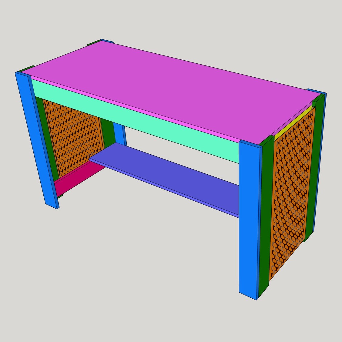 Diy Simple Workbench Plans Southern Ginger Workshop