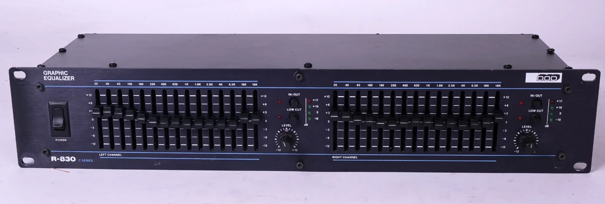 DOD R-830 stereo Graphic EQ — Big 