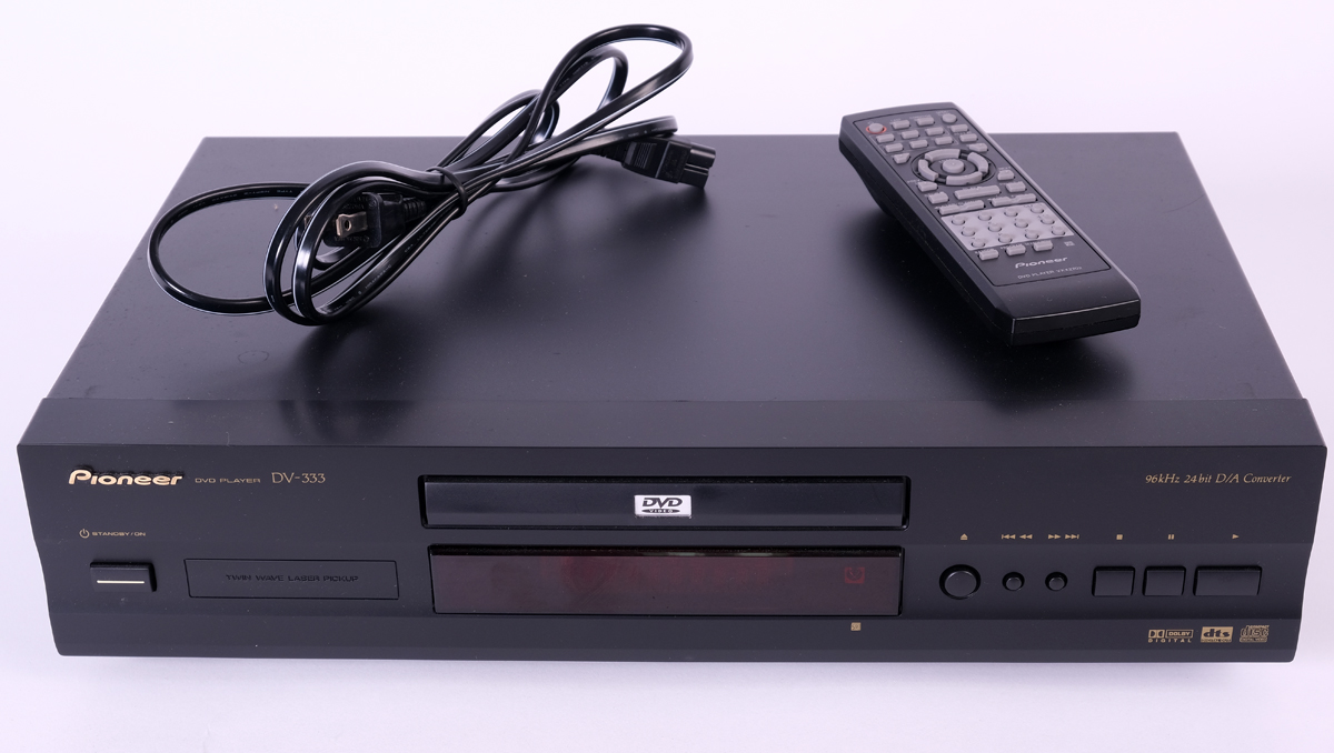 Monografie embargo Mok Pioneer DV-333 single disc DVD player — Big "D" Broadcast Exchange