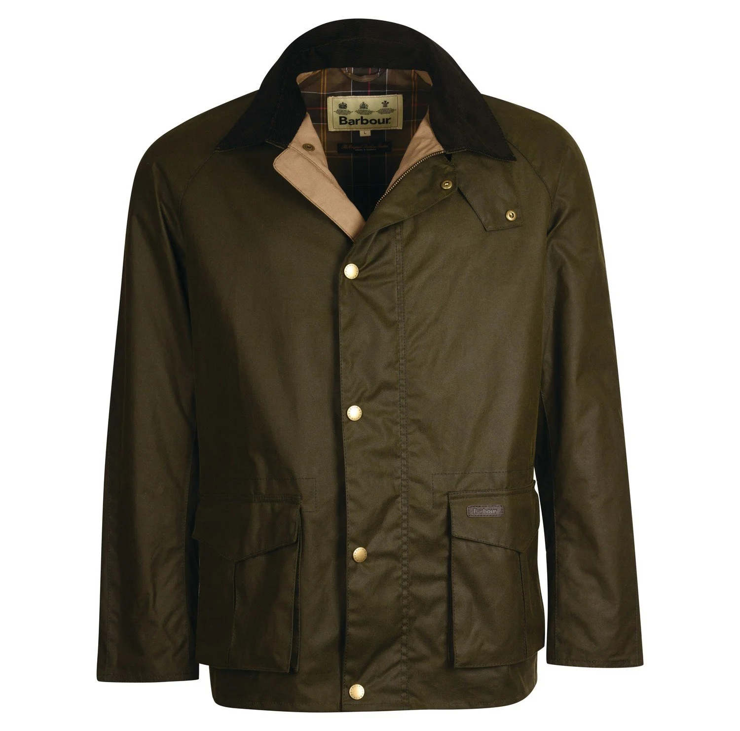 Barbour Amblewood Wax Jacket Olive Vaughan Davies