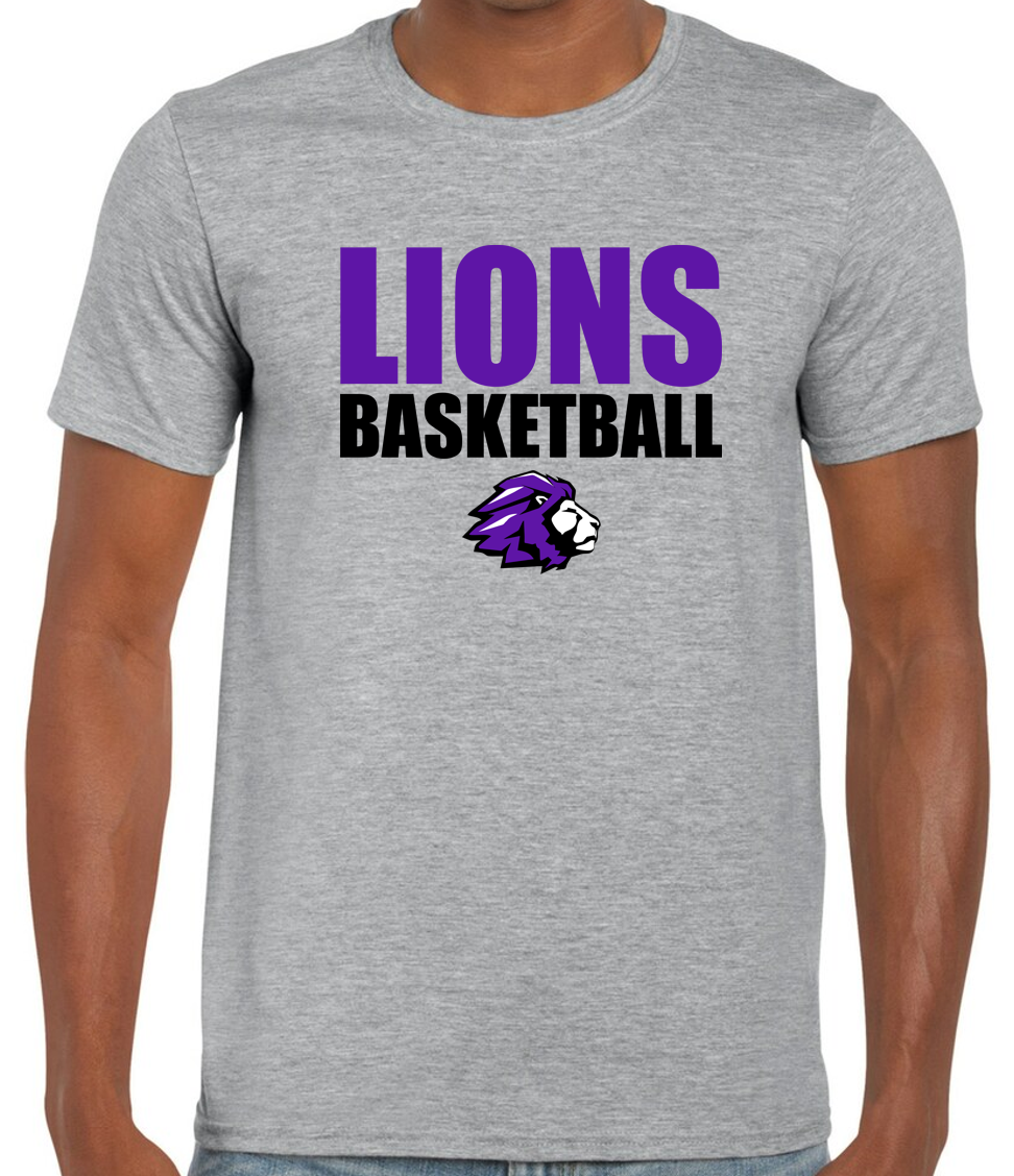 Trinity Lions Basketball Cotton & Dri Fit T-Shirt Apparel