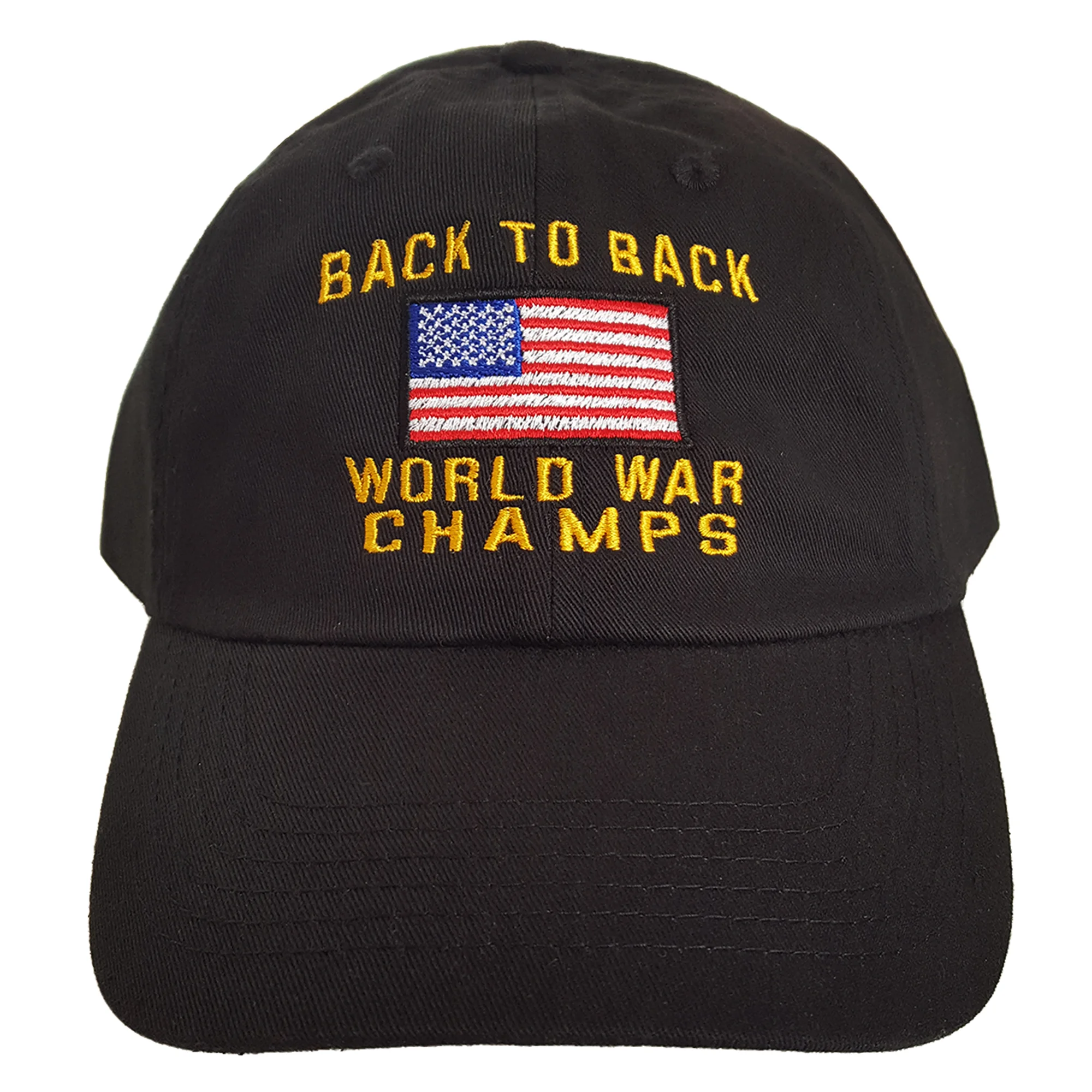 back to back world war champs hat