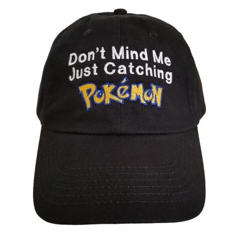 Catching Pokemon Dad Hat