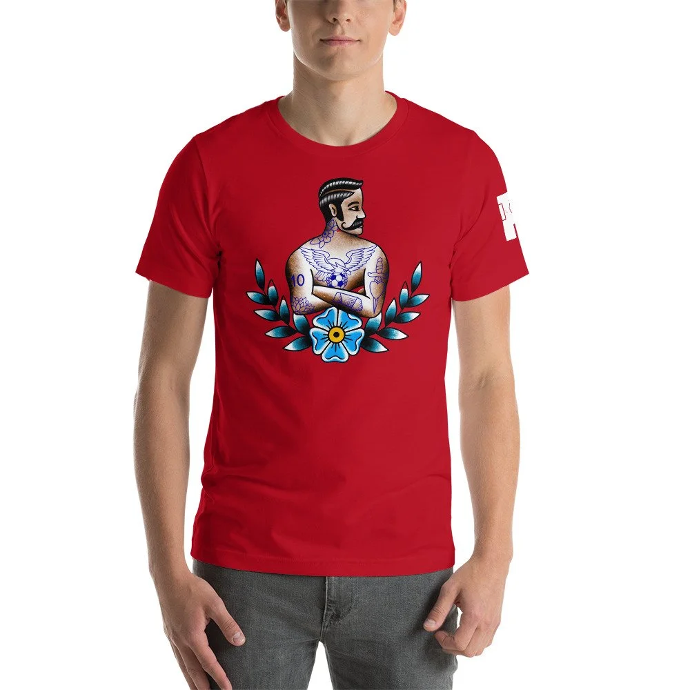 Tattoo Dude T Shirt Soccer Ink Series Protagonist Soccer