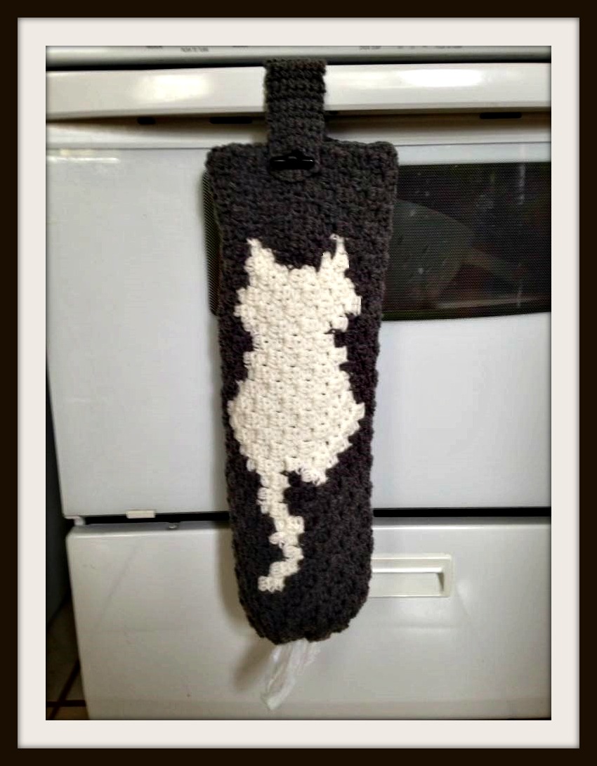 crochet cat bag
