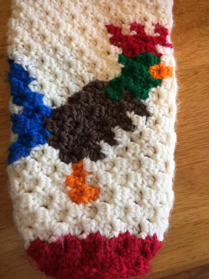 crochet grocery bag