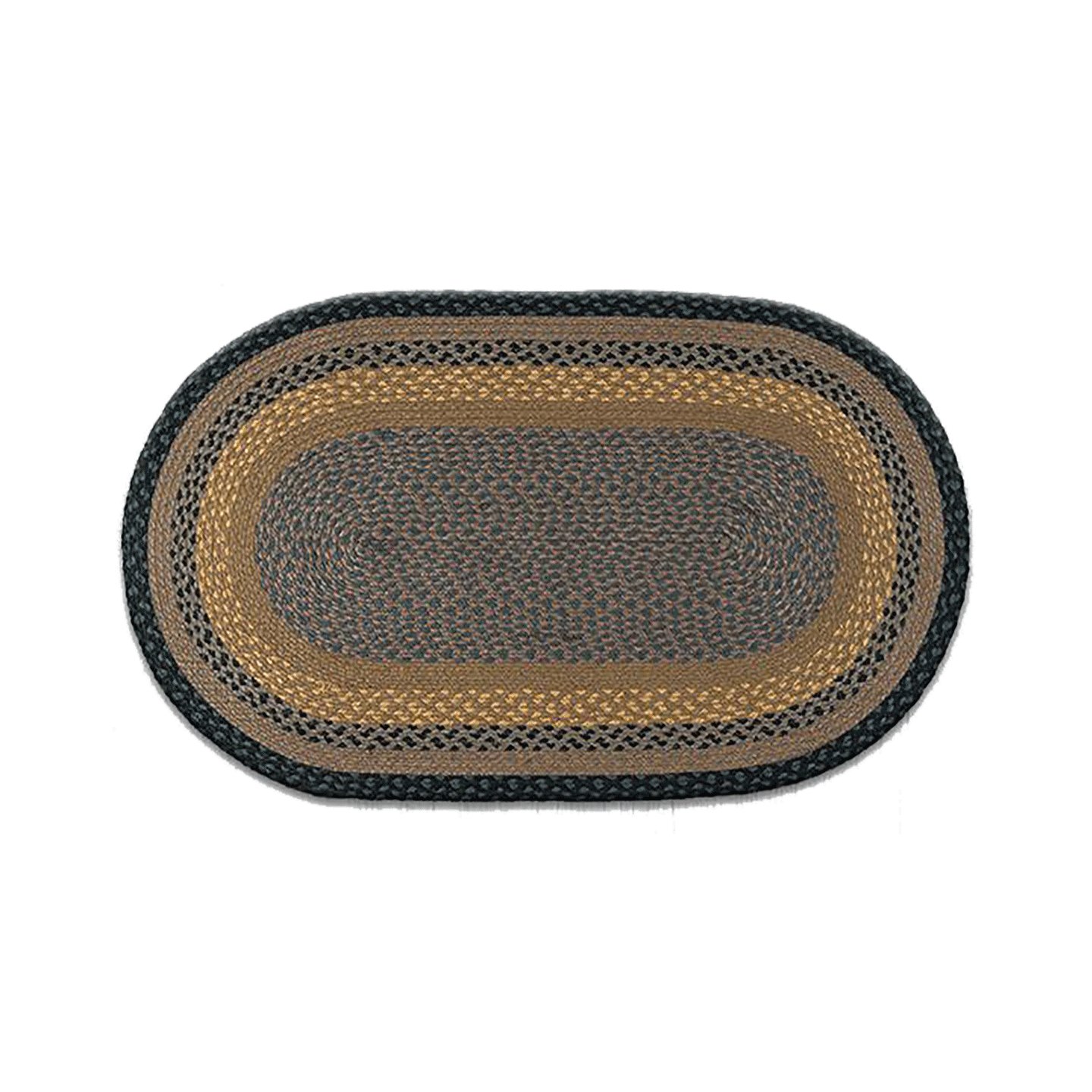 Brown Black Charcoal Oval Braided Rugs Wooden Treasures Brown Black Charcoal Oval Braided Rugs Wooden Treasures