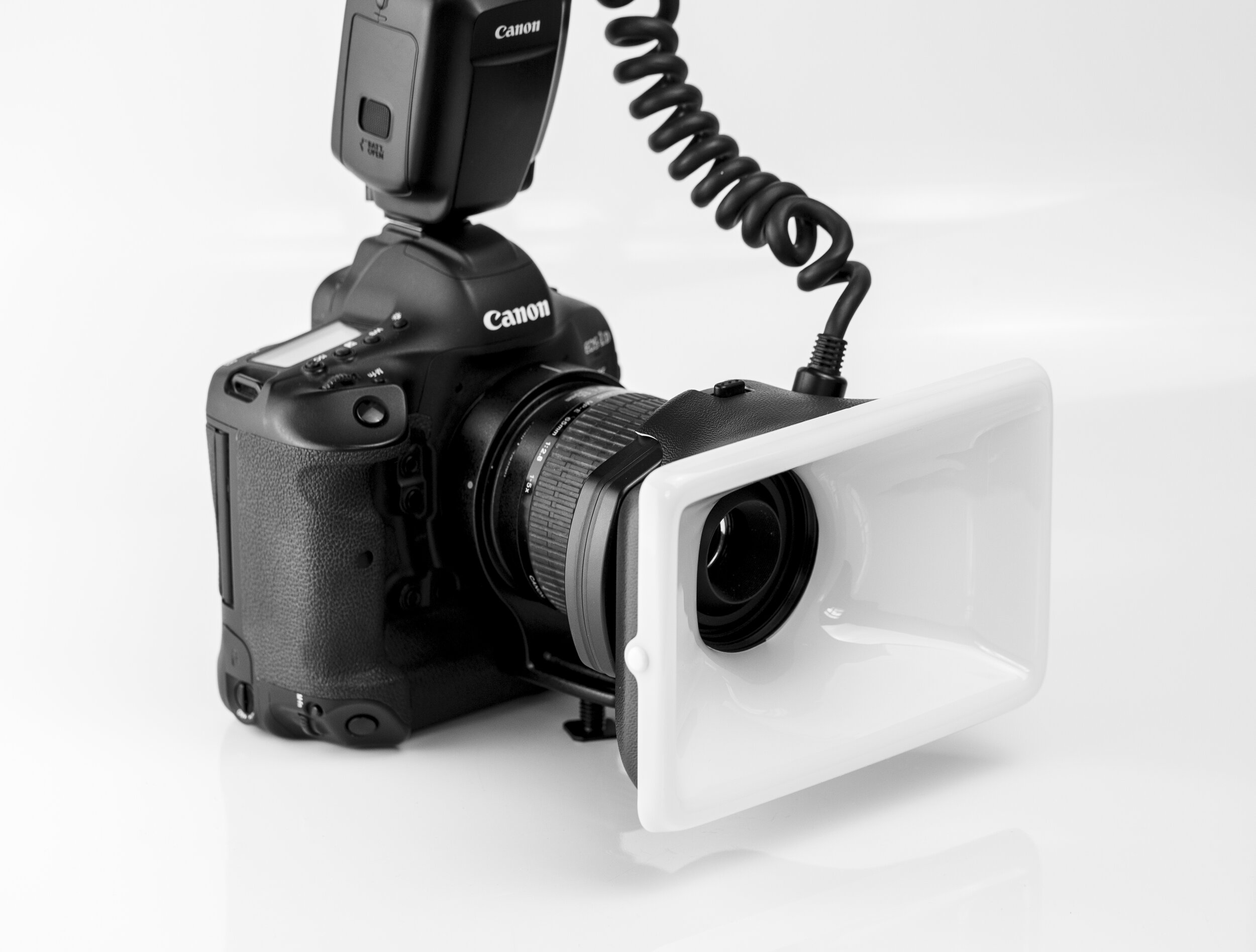 Diffusoren Diffusor Weiß Lichtformer passend für Canon 420EX Speedlite 