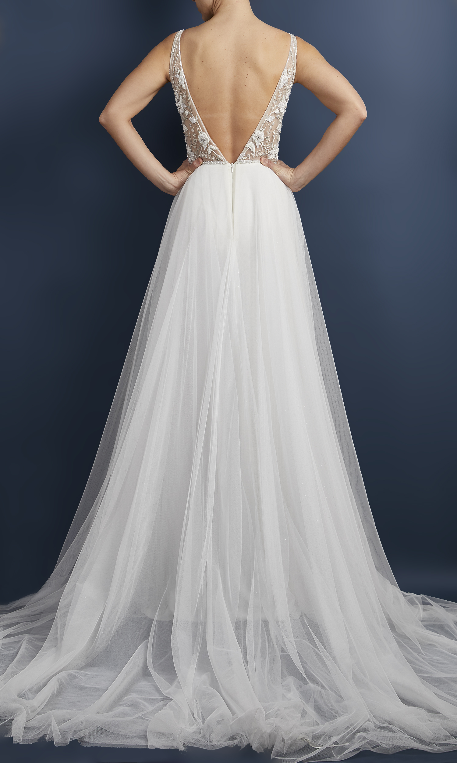 Lazaro Roxana Dress Size 4 Est Retail 3 565 Our Story Bridal