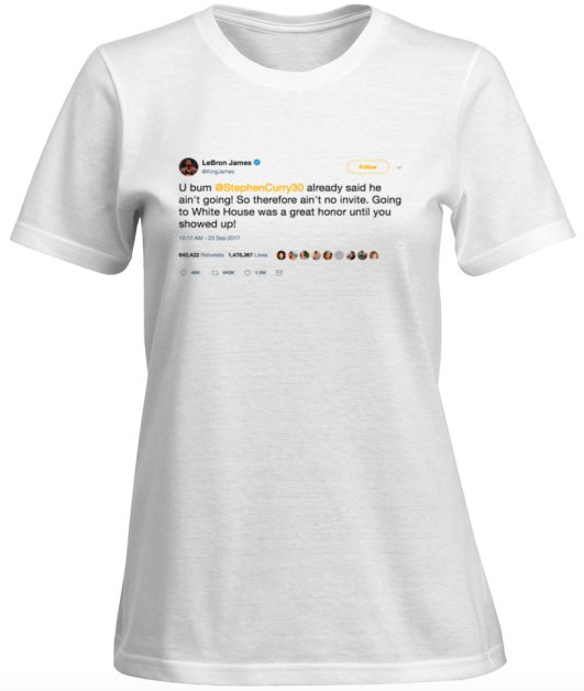 lebron james t shirts for sale