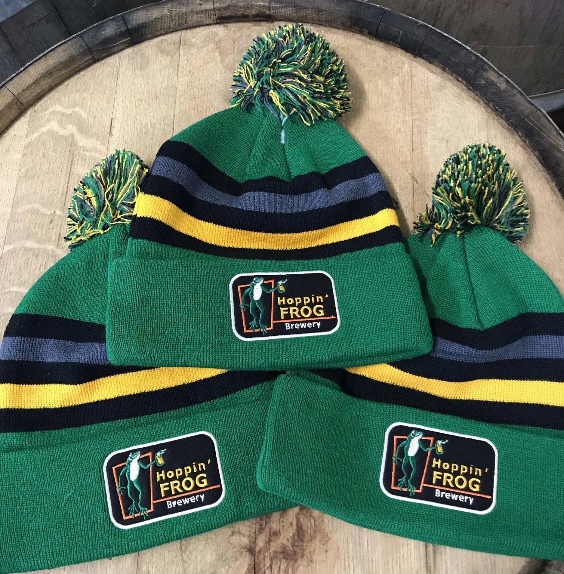 logo stocking caps