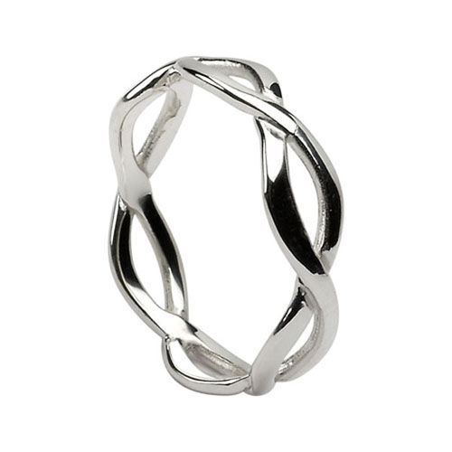 Infinity Knot Ring, Sterling silver