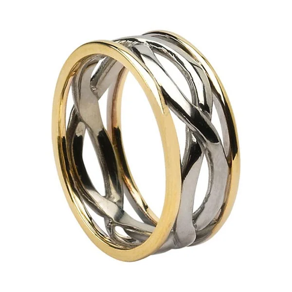 Mens infinity wedding ring outlet