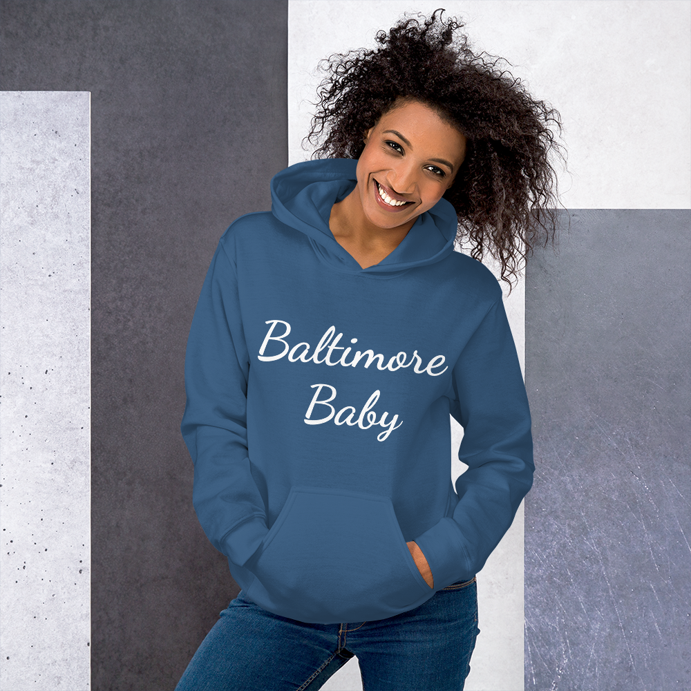 Indigo blue gildan hoodie cheap