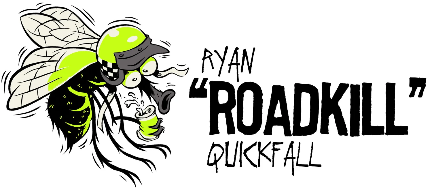 Ryan "ROADKILL" Quickfall illustration.