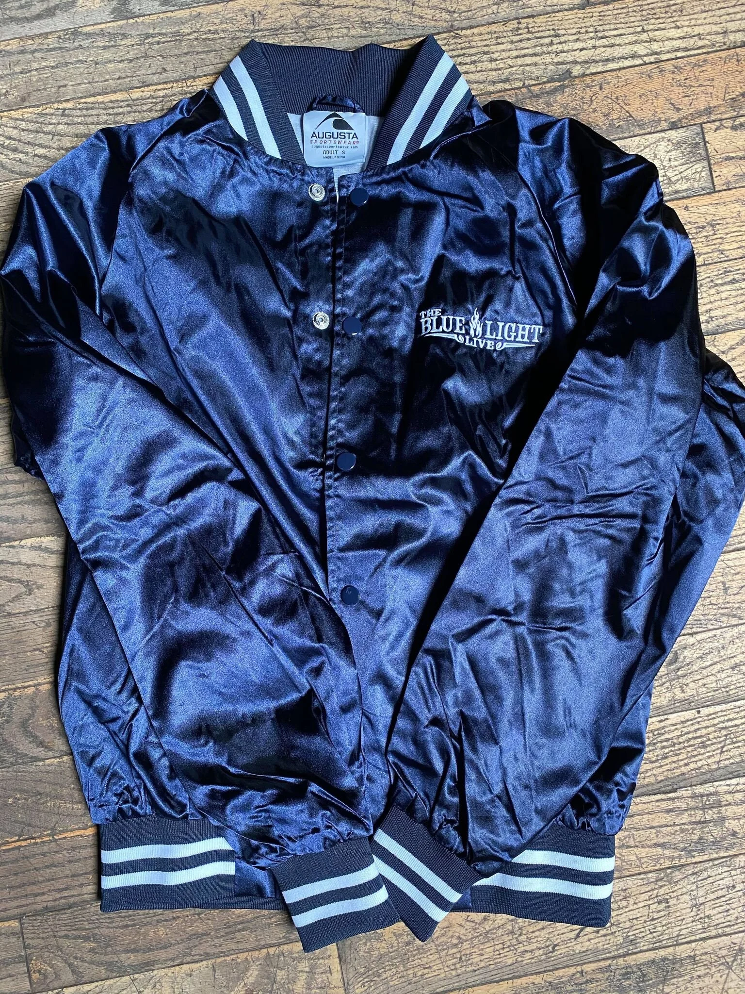 Varsity Style Jacket / Windbreaker — THE BLUE LIGHT