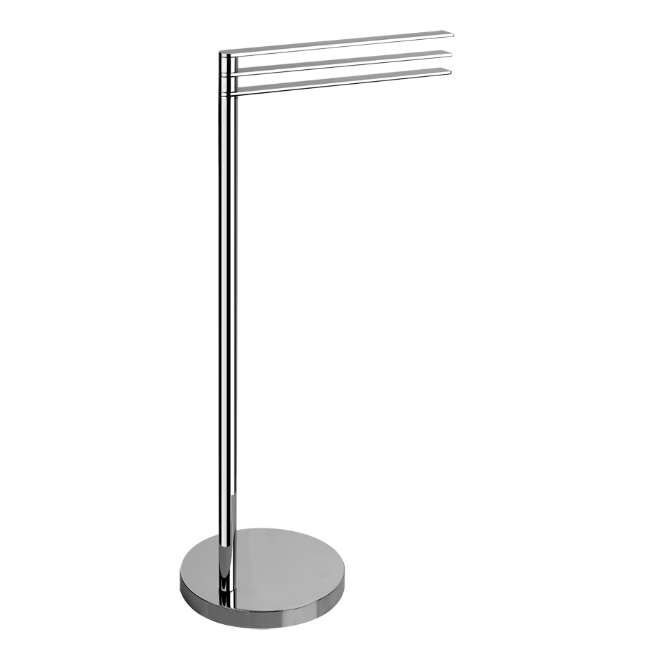Luxury Bathroom Accessories | Gessi Emporio Range | Free Standing Towel Rail  38939 — Gilesgate Bathroom Studio