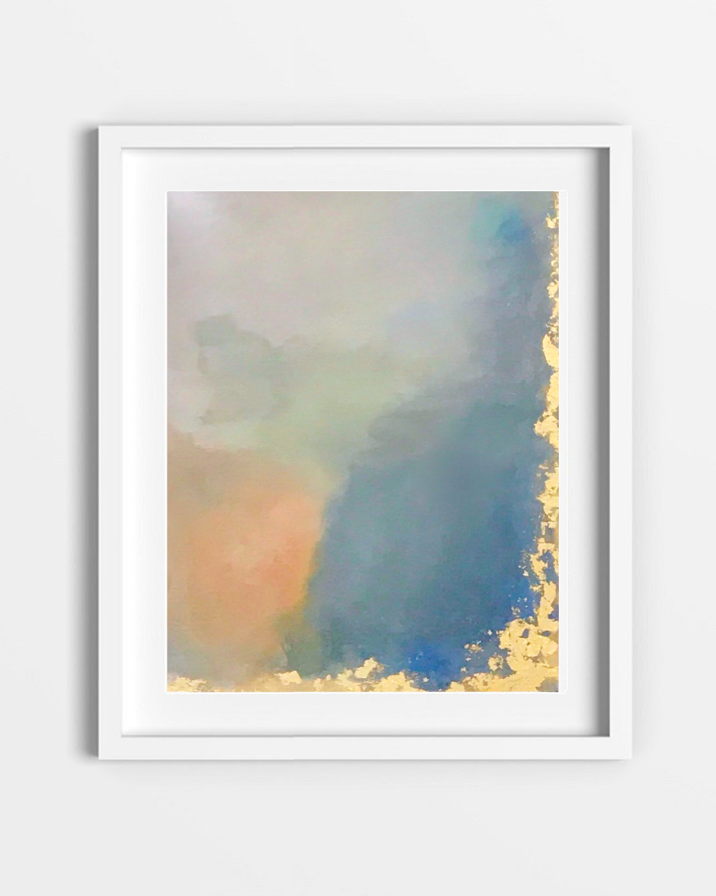 Abstract Gold Leaf L1 Bella Indeed
