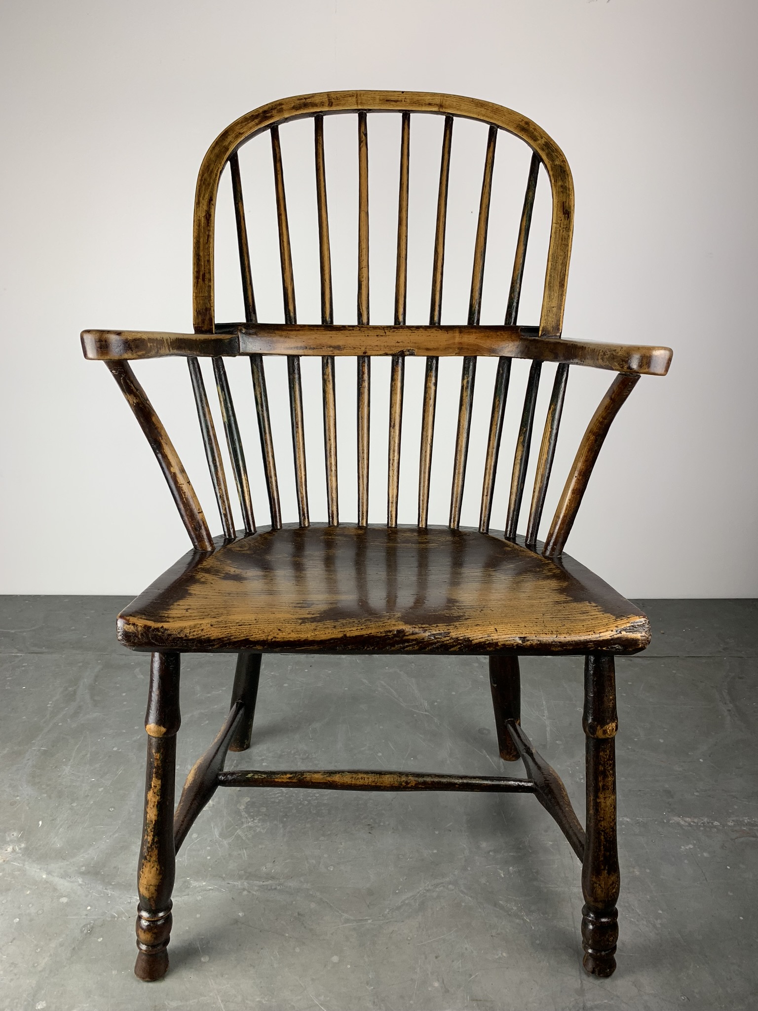 Early West Country Windsor Chair Stag Squire