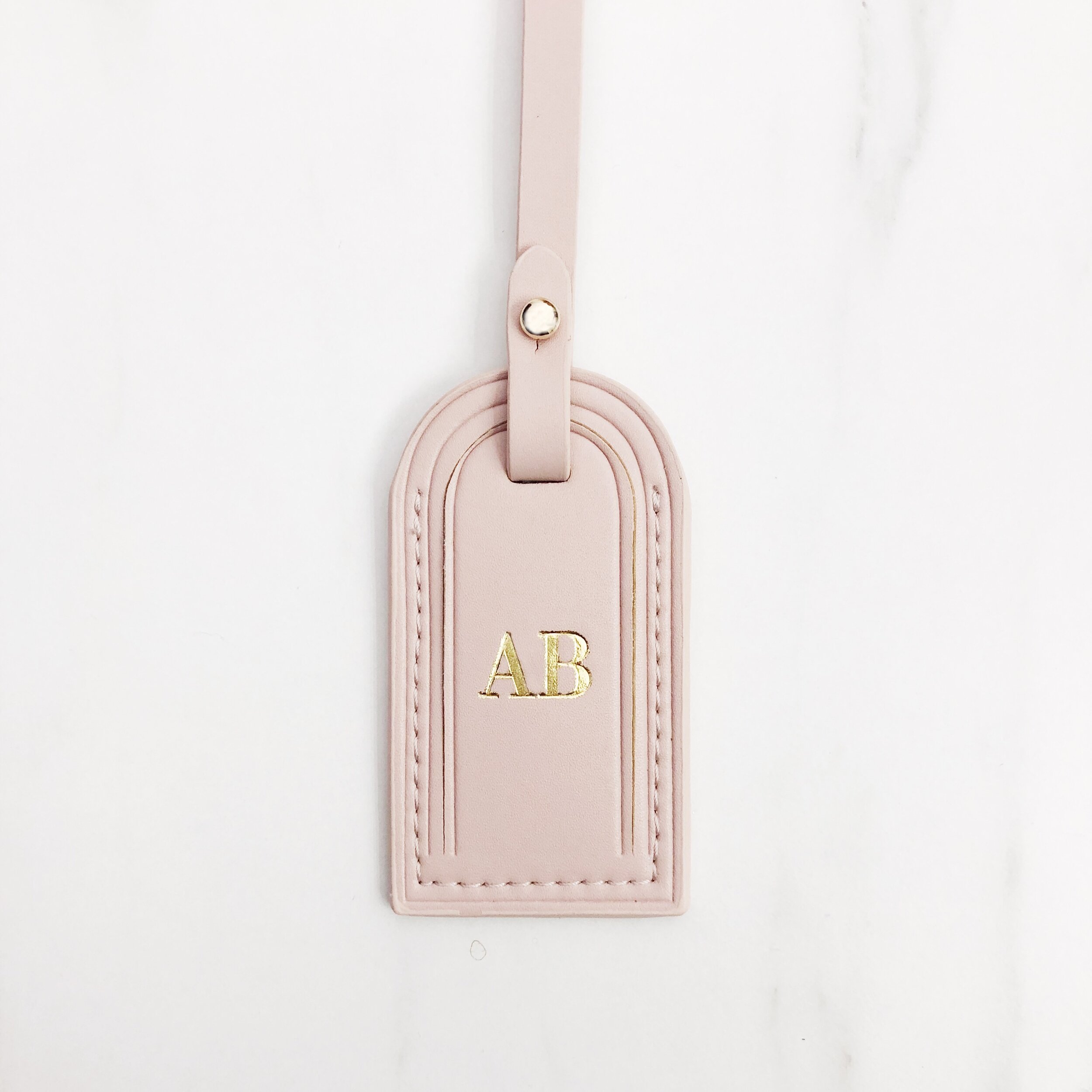 luxury metal luggage tags
