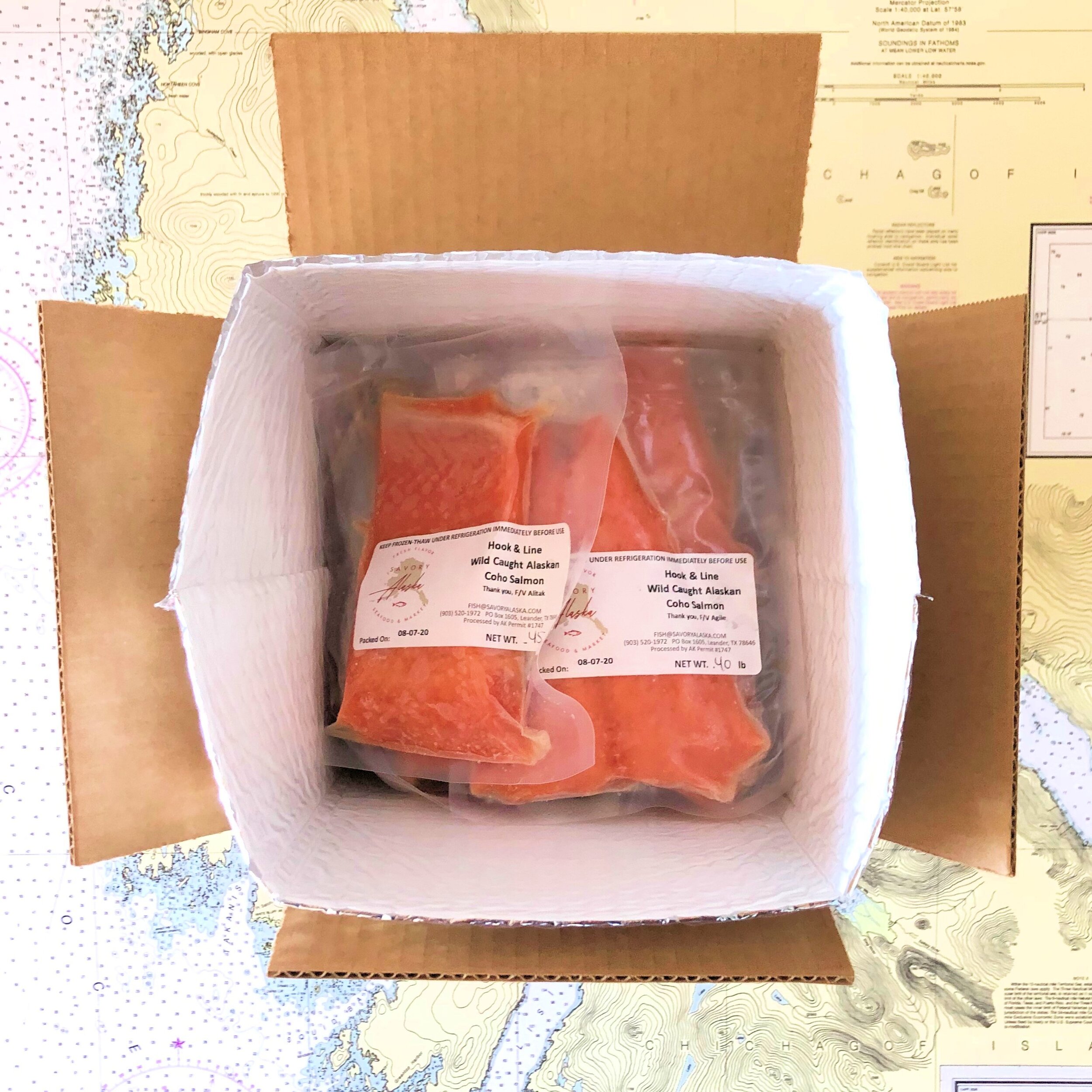 5lb Coho Salmon Box — Savory Alaska