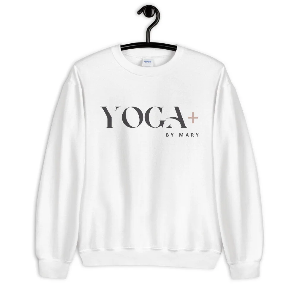 YOGA by Mary Crew Neck Sweatshirt Mary Ochsner Yoga Yoga for Beginners