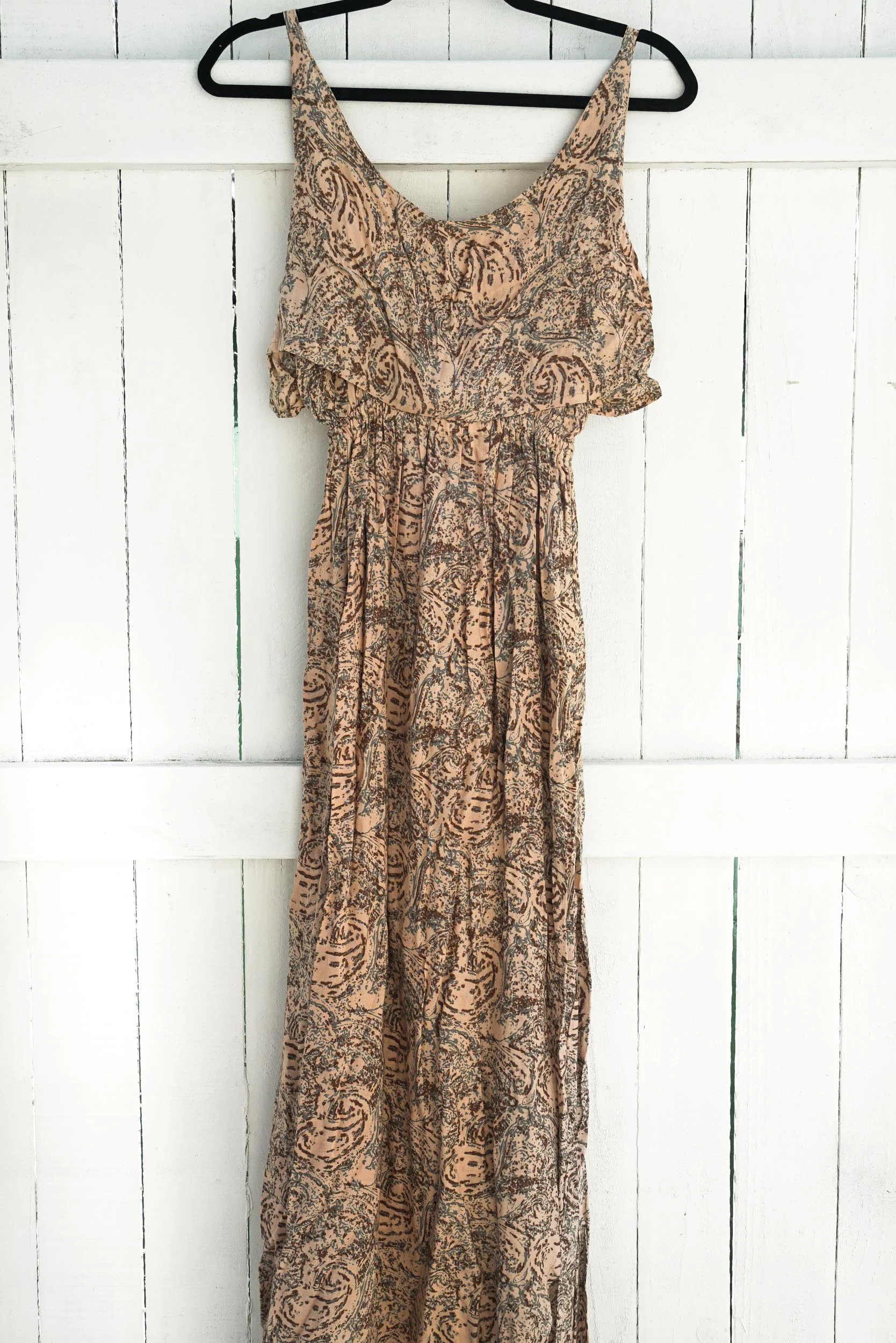 ruffle bust dress