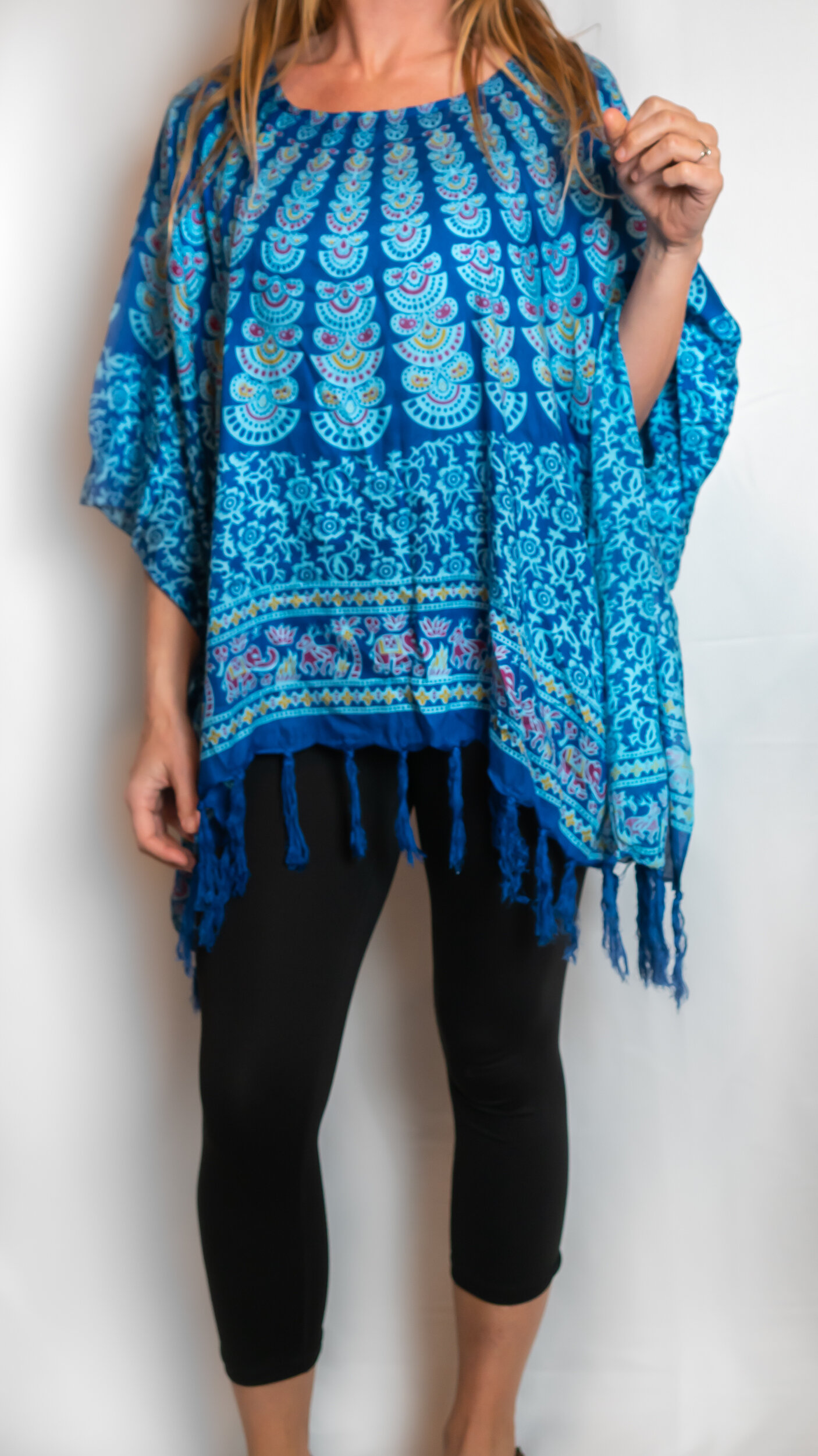 cobalt blue beach cover up