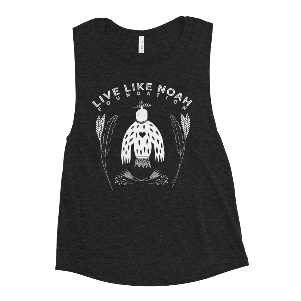 Women's Relaxed Fit Soaring Bird Muscle Tank — Live Like