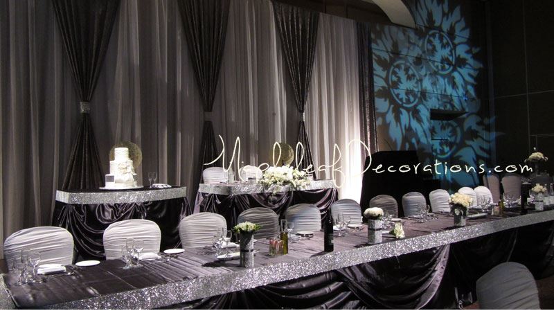 The Traditional Reception Decor Package Mapleleaf Decorations