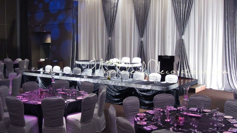 The Traditional Reception Decor Package Mapleleaf Decorations