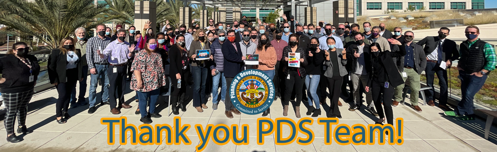 Photo of the PDS Team with thanks from Dahvia Lynch