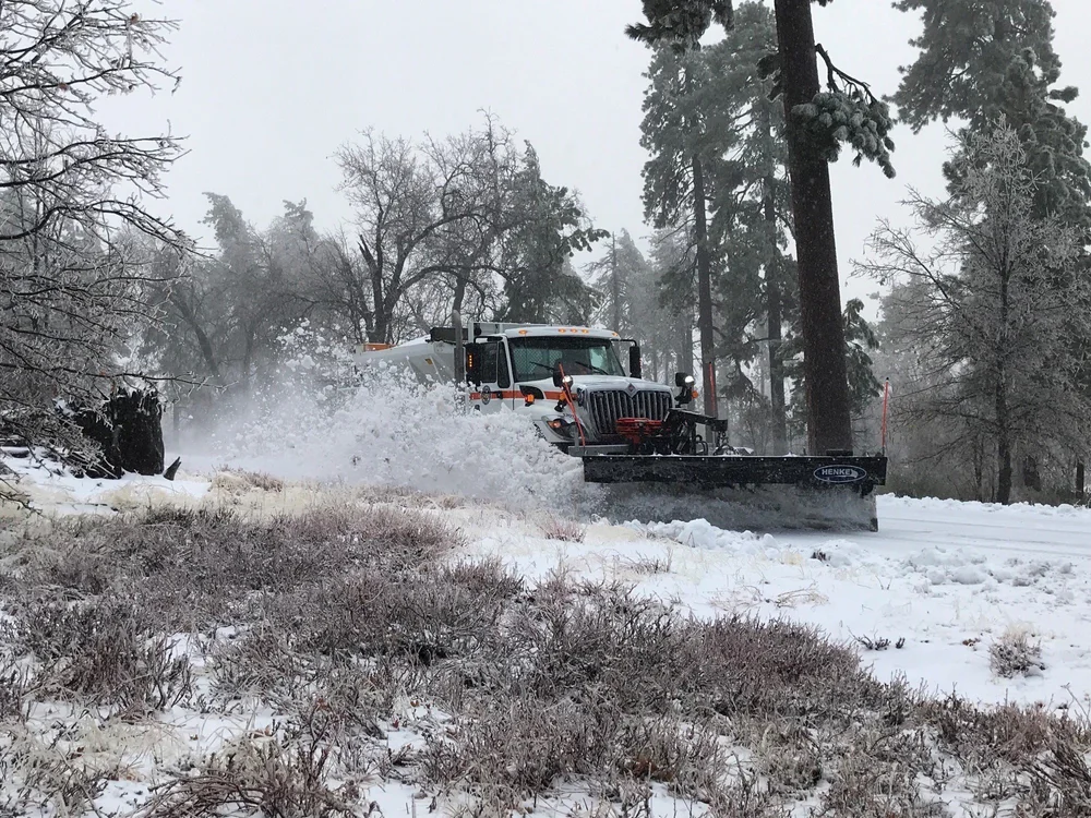 Snow plower Mt. Laguna