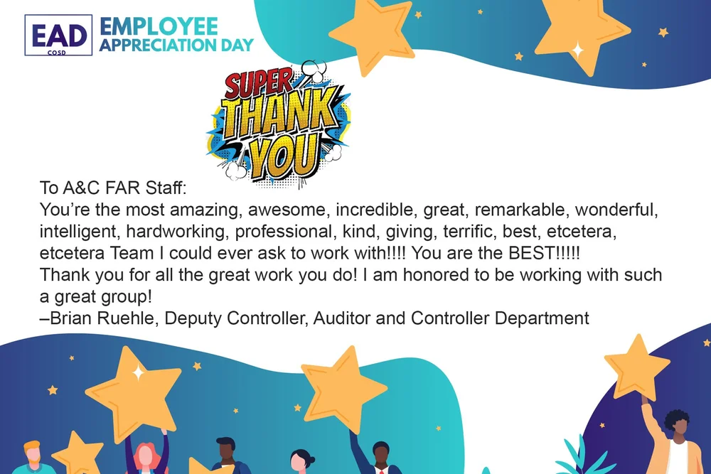 Thank you from Brian Ruehle